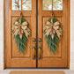 Frosted Cypress & Astilbe Door Swag – Handcrafted Faux Greenery Front Door Decor