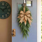 Frosted Cypress & Astilbe Door Swag – Handcrafted Faux Greenery Front Door Decor